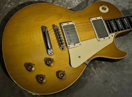 Murphy Lab 1958 Heruitgave Licht verouderde Lemon Burst Electric Guitar Factory