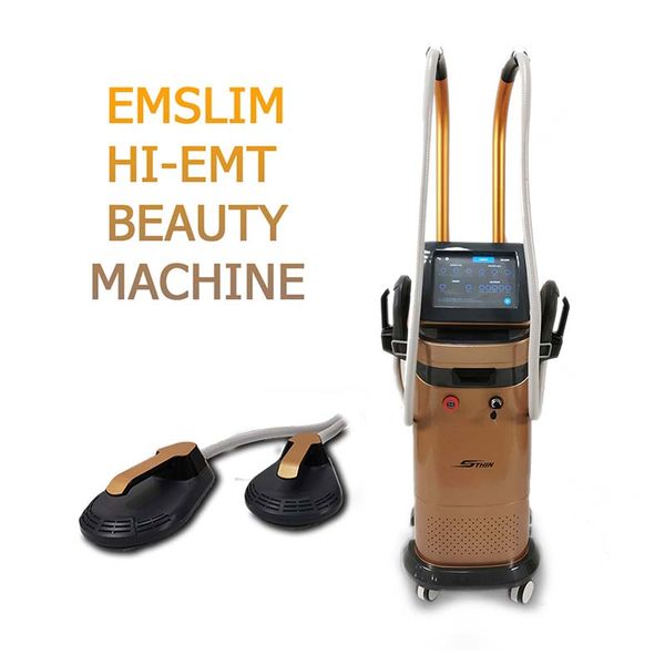 Machine de mise en forme de levage de hanche de bâtiment musculaire en gros contour du corps Limming combustion des graisses EMSlim équipement de salon de beauté DHL