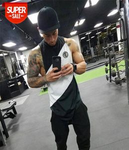 Muscle Guys Bodybuilding Singlets Mens Muscle Muscle Muscle Gym Tops Stringer Mens Vest Fitness Men039 Vêtements Hip Hop Tanktop 4806799