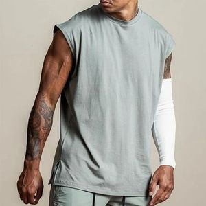 Muscle Gym Mens Sports Shirt Sans mange