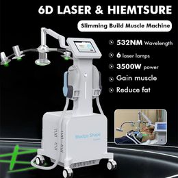 Máquina de terapia láser 6D para contornear el cuerpo, EMSlim, anticelulitis, HIEMT, Estimulador muscular, pérdida de peso, dispositivo para quemar grasa, para salón de SPA