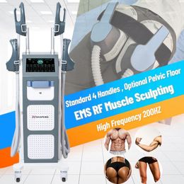 Estimulador muscular electromagnético moldeador EMslim NEO HI-EMT con RF, máquina de adelgazamiento, entrenador muscular, 2/4 asas para quemar grasa