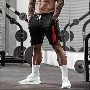 Muscleguys Gym Shorts Hommes Mesh Pantalon Court Sport Joggers musculation Pantalon De Survêtement Fitness Workout Acitve 210713