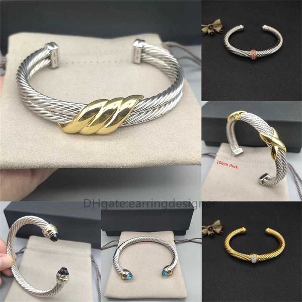 Bracelets de musculature bracelet de luxe 10mm bijoux de créateur femme charme bracelet à trois anneaux femmes bracelet bracelet en acier inoxydable plaqué or 18 carats livraison gratuite YZ27