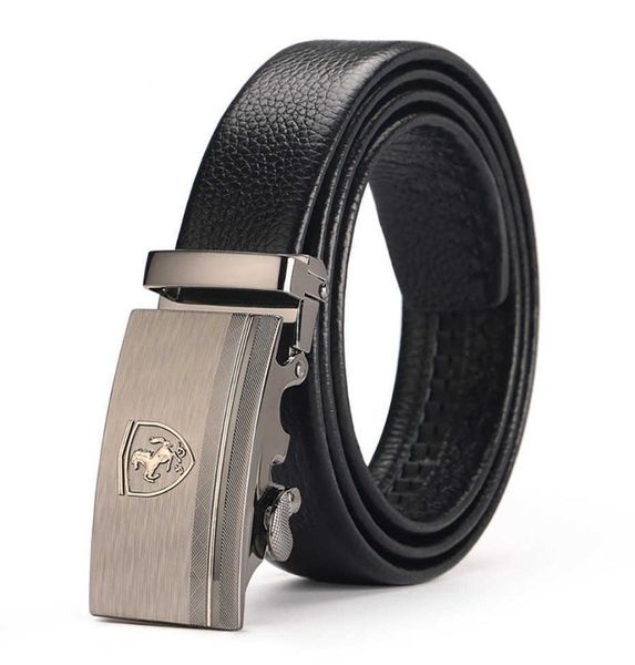 Musenge Designer haute qualité Men039s ceinture de luxe Superman boucle automatique ceintures en cuir pour hommes Cinturones Hombre5289162