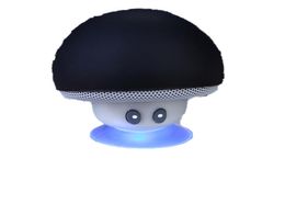 Mushroom Mini Wireless Bluetooth Hands Hands Sucker Cup O Récepteur Musique stéréo Subwoofer USB pour Android iOS PC1729700