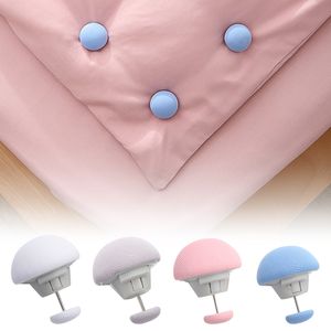 Mushroom Quilt Fixer Fixing Hooks Clip Antislip Stealth Quilt Cover Gesp Nee Trace Safety Pure Katoen + PP Nordic Trooster Deken Dekbeddenclips voor Beddengoed