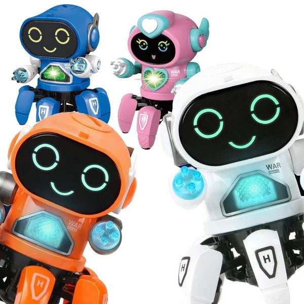 Musique et danse Robot poulpe cascadeur Robot véhicule cadeau d'anniversaire jouet enfants éducation de la petite enfance bébé jouet filles garçons 240108