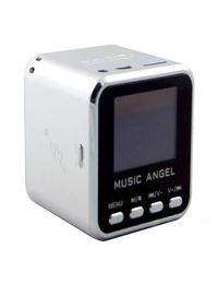 Muziek Angel Mini Speaker USB Micro SDTF HiFi Audio -versterker mp34 Display Alarm Clock Digital Player4832863