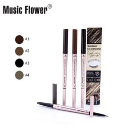 Música Flower Cada Pencil Implaz de agua y Sweat Tround Natural Natural Brow Powder Dobleaded Fácil de colorear 8478618