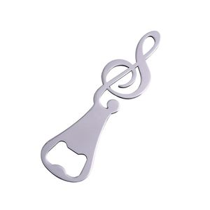 Music Note Flesopener Wedding Roestvrijstalen bieropener Restaurant Bar Tools Keukengadgets Groothandel LX3830