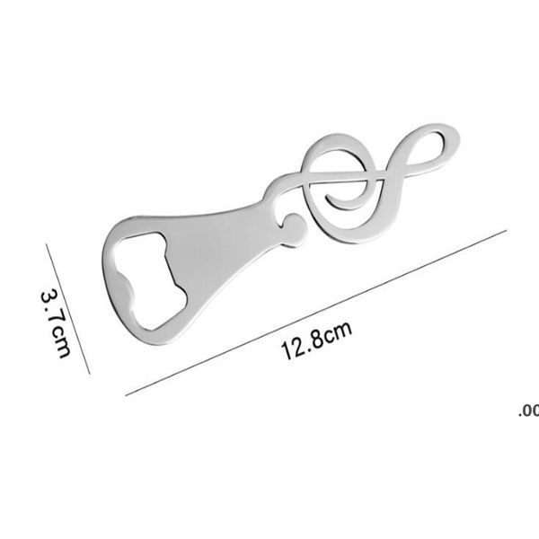 Musique Note Ouvre-bouteille De Mariage En Acier Inoxydable Bière Ouvre Restaurant Bar Outils Gadgets De Cuisine ZZE7870