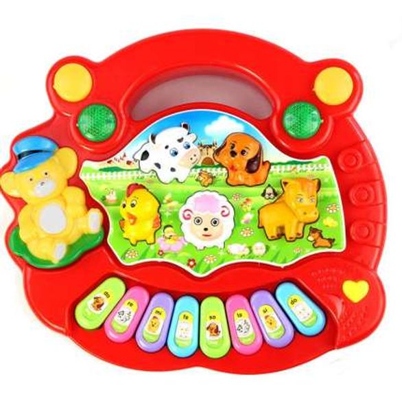 Musique chansons nouveau utile populaire bébé enfant Animal ferme Piano musique jouet développement jaune Brinquedo Educativo prix le plus bas