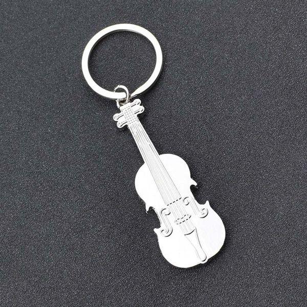 Porte-clés pour Instrument de musique, guitare, violon, sac suspendu, bijoux à la mode, cadeau de Promotion