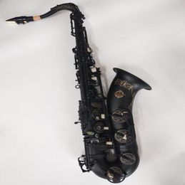 Instrument de musique SuzukiTenor qualité Saxophone corps en laiton noir Nickel or Sax avec embout Professional6248617