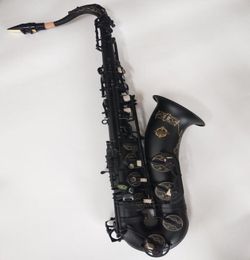 Instrument de musique SuzukiTenor qualité Saxophone corps en laiton noir Nickel or Sax avec embout Professional7531105