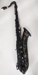 Instrument de musique SuzukiTenor qualité Saxophone corps en laiton noir Nickel or Sax avec embout Professional2801393