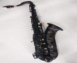 Instrument de musique SuzukiTenor qualité Saxophone corps en laiton noir Nickel or Sax avec embout Professional6296848