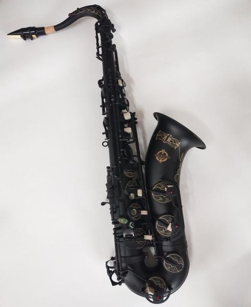 Instrument de musique SuzukiTenor qualité Saxophone corps en laiton noir Nickel or saxo avec embout Professional9733725