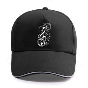 Casquette de Baseball unisexe avec Note musicale, chapeau en coton décontracté pour hommes et femmes, casquette de camionneur, chapeaux de soleil