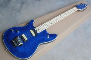 Guitare électrique de musicien pour gaucher, motif nuage, édition bleue, pour gaucher, 2024