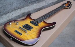 Musicman Steve Morse Y2d Purple Sunset Violet Guitare électrique figuré Maple Top7099457