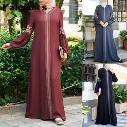 Moslim Abaya Jurk Dames Dubai Arabische Maxi Splice Kaftan Ramadan Bid Afrikaanse Turkije VAE islamitische kleding Lange gewaden Plus Size 5XL