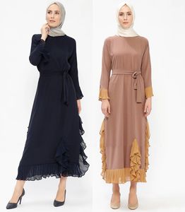 Robe musulmane femmes Abaya dubaï vêtements islamiques robes Hijab à manches longues