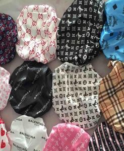 Hombres musulmanes mujeres redondo ancho estiramiento seda satén transpirable bandana noche dormir turbante sombrero headwrap capo quimio cap cabello Accesso5617269