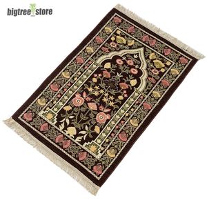 Moslimgebed tapijt tapijt met kompas 70x110 cm waterdichte islamitische outdoor bidstapijten draagbare reismat grote ramadan cadeau