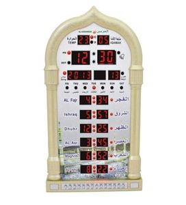 Muslim Praying Islamic Azan Table Clock Azan Azan Allocs Alarms 1500 Cities Athan Adhan Salah Corloge de prière EU Plug4647214