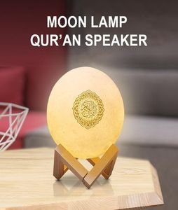 Haut-parleur Bluetooth sans fil musulman en haut-parleurs télécommandés LED LED LAMPLE LAMPE LAMPE MOON COLORFE pour Home6876741
