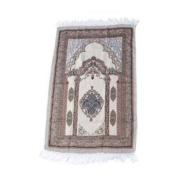 Mat de prière doux épais musulman avec sac de rangement islamique janamaz sajadah namaz prie de prieur couverture de prière portable pour voyager à domicile