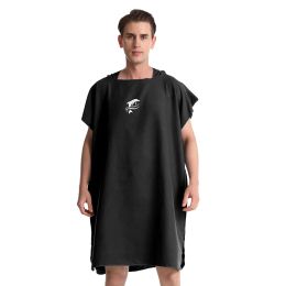 Mutao unisex Surf Poncho Robe handdoek, microfiber badjas ponchos surfer gewaad voor surfen zwemmen duikstrand
