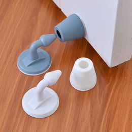 Mute Non-Punch Silicone Deurstopper Touch Huishoudelijke Sundries Toilet Muur Absorptie Plug Anti-Bump Holder Tandweerstand