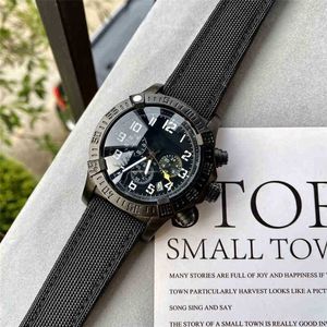 Cronógrafo multifunción AAAAA, reloj famoso para hombre, marca de acero inoxidable, esfera negra Digital, relojes de lujo, reloj deportivo N3IE