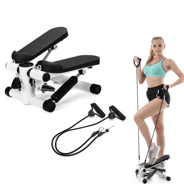 Multifuncional Steppers Pedal Hogar Silencioso Hidráulico Escaleras Escaladas Equipo de ejercicios Pierda Pierna Adelgazamiento Ajustable Stepper Ejercicio Step Gym Machine