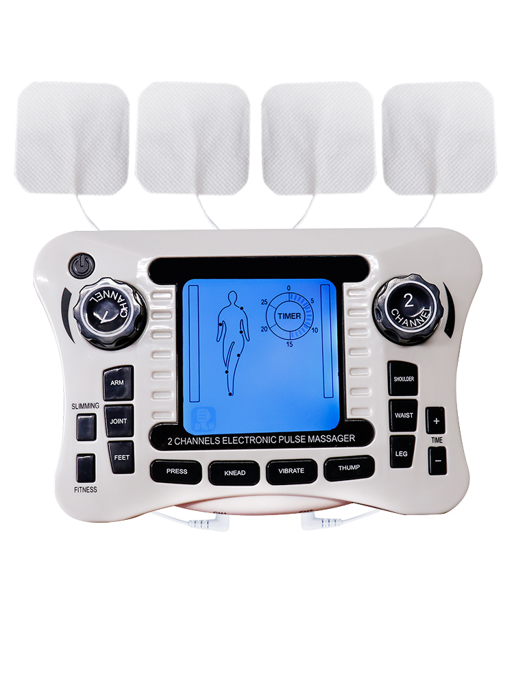 Mutipulus -Modus EMS Massage Herald Zehnakupunkturmuskelstimulator für Schmerzlindertherapie Elektronische Puls Physiotherapievorrichtung