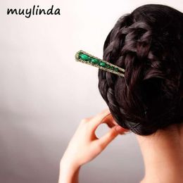 Muylinda étnico Retro Simple chino palo de pelo geometría Vintage mujeres horquillas joyería 296H