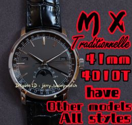 MX 4010T/O00R Traditionnelle volledige kalender luxe herenhorloge, diameter 41 mm, dikte 10,7 mm, 2460 QCL/1 automatische ketting geïntegreerde beweging.