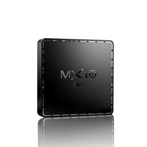 MX10 Mini TV Box Android 10 prise en charge 2.4G5G double wifi Google Assistant vocal 4K 60fps BT4.2 lecteur Google lecteur multimédia Youtube