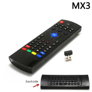 MX3 Air Mouse X8 Control remoto inteligente Universal teclado inalámbrico RF para Android tv box H96 Max X96 mini ZZ