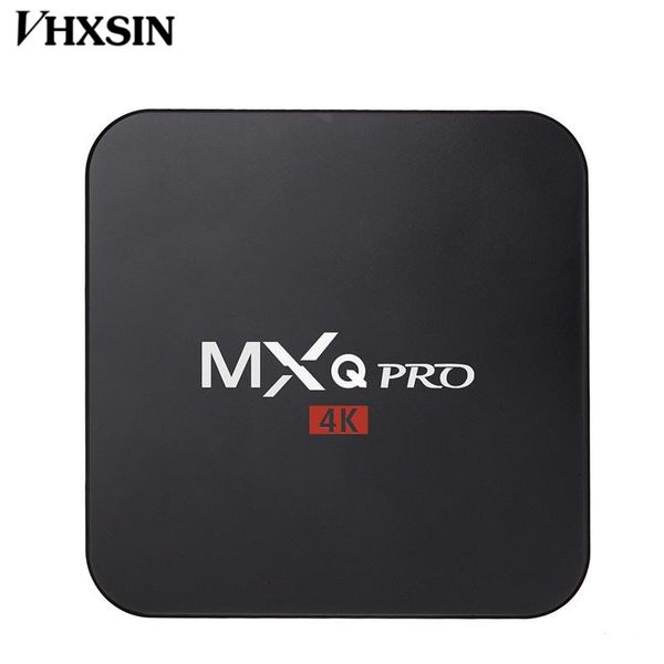 MXQ Pro Android 7.1 TV Box Amlogic S905W Quad Core Mini PC intelligent 1G 8G prise en charge Wifi 4K H.265 Streaming Google