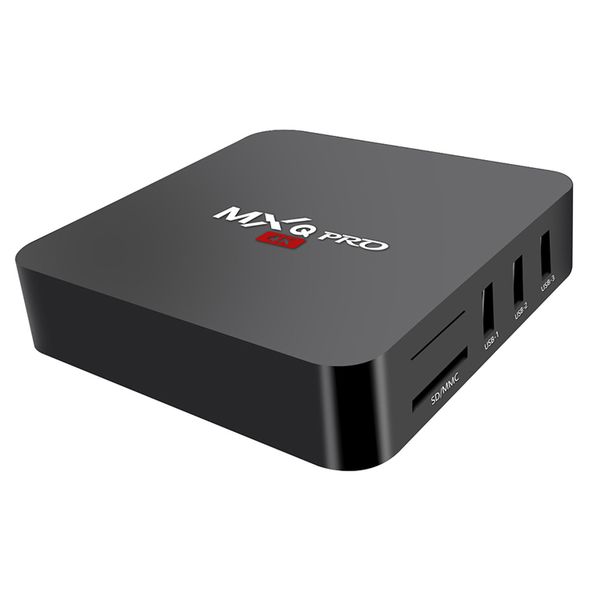 MXQ Pro Android 7.1 TV Box Quad Core Smart double wifi 1G 8G Wifi 4K H.265 Streaming Google Media Player RK3229