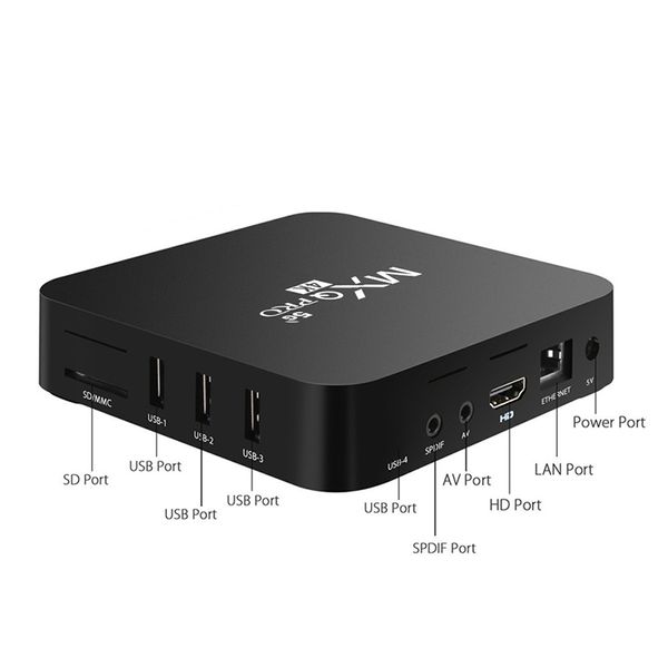 Android 11 MXQ Pro 4K TV Box Rockchip RK3229 Quad Core Streaming Media Player 3D 2.4G 5G WiFi double bande