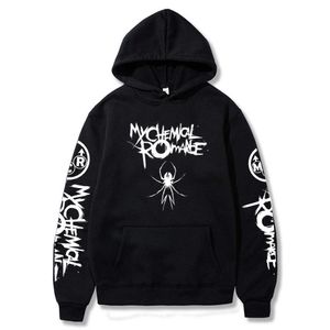 My Chemical Romance Hoodies Punk Band Mode Hooded Sweatshirt Hip Hop Hoodie Pullover Mannen Dames Sport Casual Rock Top Clothes H0823