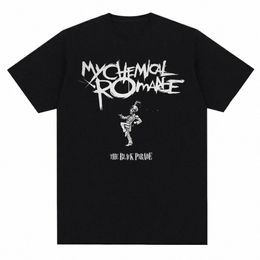 My Chemical Romance Mcr Band Hommes Femmes Cott T-shirt imprimé T-shirt Casual T-shirt à manches courtes 2024 Streetwear Trend Tee Tops a8Ko #