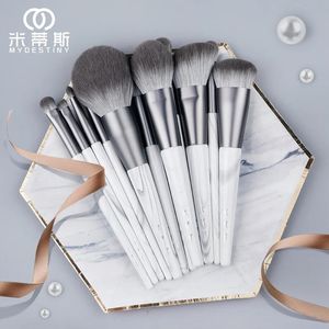 My Destiny – ensemble de pinceaux de maquillage, poils synthétiques Super doux, sac Portable, Kit de maquillage pour débutants, beauté, 12 pièces, 240311