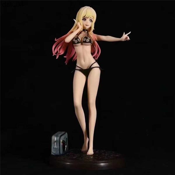 My Dress-Up Darling Anime Kitaga Marin Chica Bikini Japonés Sexy PVC Figura de acción Juguete Adultos Colección Modelo Muñeca Regalos L230522