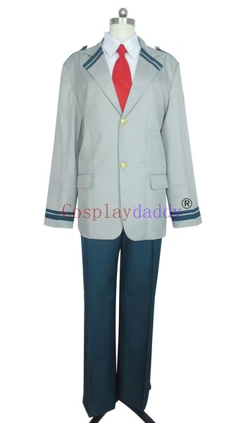 Mon héros Academia Boku pas de héros Akademia Shoto Todoroki Katsuki Bakugou Akademia Izuku Uniforme scolaire Cosplay Costume E001